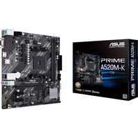 ASUS PRIME A520M-K AMD A520 Zócalo AM4 micro ATX, Placa base AMD, Zócalo AM4, AMD Ryzen™ 3, AMD Ryzen™ 5, AMD Ryzen™ 7, Zócalo AM4, DDR4-SDRAM, 64 GB