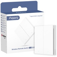 Aqara Wireless Remote Switch H1 (Double), Botón blanco