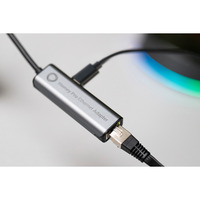 Athom Adaptador Ethernet (para Homey Pro), Adaptador de red negro