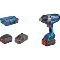Bosch GDS 18V-1050 H Professional 1750 RPM Negro, Azul, Tornillo de percusión azul/Negro, Destornillador de impacto, Mango de pistola, 3/4", Negro, Azul, Gancho de suspensión, 1750 RPM