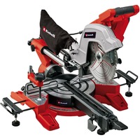 EINHELL Sierra de inglete y corte deslizante TE-SM 10 L Dual, Sierras de corte a inglete y a bisel rojo