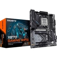GIGABYTE X870 GAMING WIFI6 Placa Base - Compatible con CPUs AMD Ryzen 9000, 8+2+2 fases VRM, hasta 8000MHz DDR5 (OC), 1xPCIe 5.0 + 2xPCIe 4.0, Wi-Fi 6, LAN 2.5GbE, USB 4 negro/Gris, 8+2+2 fases VRM, hasta 8000MHz DDR5 (OC), 1xPCIe 5.0 + 2xPCIe 4.0, Wi-Fi 6, LAN 2.5GbE, USB 4, AMD, Zócalo AM5, AMD Ryzen™ 7, Zócalo AM5, 256 GB, DDR5-SDRAM