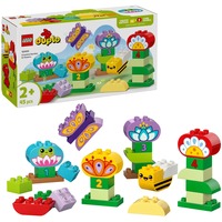 LEGO DUPLO Jardín y Flores Creativas, Juegos de construcción Juego de construcción, 2 año(s), Plástico, 45 pieza(s), 652 g