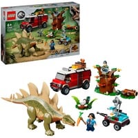 LEGO Misiones Dinosaurio: Descubrimiento del Stegosaurus, Juegos de construcción Juego de construcción, 6 año(s), Plástico, 420 pieza(s), 788 g