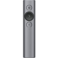 Logitech 910-004861 apuntador inalámbricos Bluetooth/RF Gris, Presentador de pizarra, Bluetooth/RF, USB, 30 m, Gris