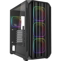 Sharkoon AK5M RGB, Cajas de torre negro