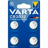 VARTA Pila de botón de litio CR2032, 3 voltios, Batería 
