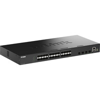 D-Link DGS-1530-28S/E switch Gestionado L2 Negro, Interruptor/Conmutador negro, Gestionado, L2, Bidireccional completo (Full duplex), Montaje en rack