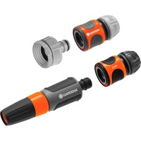 GARDENA Kit completo de riego, Inyección gris/Naranja, 18291-20
