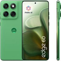 Motorola edge 60 16,9 cm (6.67") SIM doble Android 15 5G USB Tipo C 12 GB 512 GB 5200 mAh Verde, Móvil verde, 16,9 cm (6.67"), 12 GB, 512 GB, 50 MP, Android 15, Verde