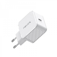 Nevox 45W Cargador SINGLE USB-C (PD) QC3.0 GaN blanco