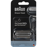 Procter & Gamble Series 5 64 B Cabezal para afeitado, Cabezal de afeitado negro, Cabezal para afeitado, 1 cabezal(es), Negro, Acero inoxidable, 18 mes(es), Braun, Series 6 60, 61, 62