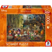 Schmidt Spiele Thomas Kinkade Studios: Disney Dreams Collection - Mickey & Minnie Halloween Fun, Puzzle 