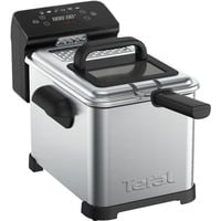 Tefal Family Pro FR507D Sencillo 4 L Independiente 2400 W Freidora Acero inoxidable acero fino/Negro, Freidora, 4 L, 1,3 kg, 4 L, Metal, 130 °C