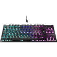 Turtle Beach Vulcan TKL teclado Juego USB QWERTZ Alemán Negro, Teclado para gaming negro, Alámbrico, USB, Interruptor mecánico, QWERTZ, LED RGB, Negro