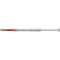 fischer Taco de vástago largo DuoXpand 10x200 FUS, Pasador gris claro/Rojo