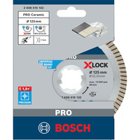 Bosch 2 608 615 132 accesorio para amoladora angular Corte del disco, Hoja Corte del disco, Piedra, Azulejo, 12,5 cm, Bosch, 2,22 cm, 1,4 mm