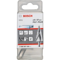 Bosch Broca escalonada HSS, Ø 6mm - Ø 37mm, PG7 - PG29, Taladro 
