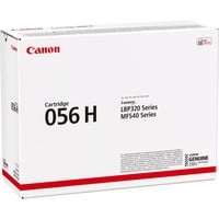 Canon 056H cartucho de tóner 1 pieza(s) Original Negro 21000 páginas, Negro, 1 pieza(s)