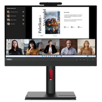 Lenovo ThinkCentre TIO22 GEN5 12N8 reacondicionado, Monitor LED negro