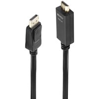 Lindy Cable adaptador DisplayPort > HDMI 10,2 Gbit/s negro