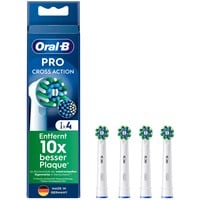Braun CrossAction 4 pieza(s) Blanco, Cabezal de cepillo blanco, 4 pieza(s), Blanco, 3 mes(es), Oral-B, Caja