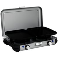 Campingaz Camping Kitchen 2 Grill & Go Caravan, 30 mbar, Cocina de gas gris/Negro