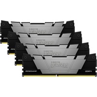 Kingston FURY FURY 128GB 3600MT/s DDR4 CL18 DIMM (Kit de 4) Renegade Black, Memoria RAM negro, 128 GB, 4 x 32 GB, DDR4, 288-pin DIMM