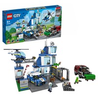 LEGO City Comisaría de Policía, Juegos de construcción Juego de construcción, 6 año(s), Plástico, 668 pieza(s), 1,4 kg
