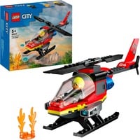 LEGO Helicóptero de Rescate de Bomberos, Juegos de construcción Juego de construcción, 5 año(s), Plástico, 85 pieza(s), 159 g