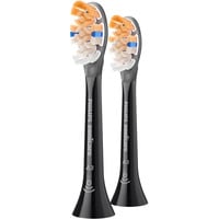 Philips Sonicare A3 Premium Todo en Uno HX9092/88, pack de 2, Cabezal de cepillo negro