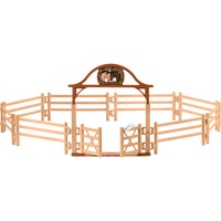 Schleich HORSE CLUB 42434 accesorio para figuras de juguete para niños Cerca de juguete, Muñecos Cerca de juguete, 5 año(s), Horse Stable, Horses, Beige, Marrón