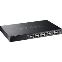 Zyxel XGS2220-30 Gestionado L3 Gigabit Ethernet (10/100/1000) Negro, Interruptor/Conmutador Gestionado, L3, Gigabit Ethernet (10/100/1000), Montaje en rack