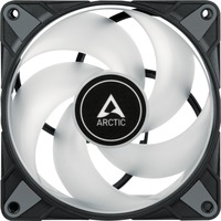 ARCTIC P12 PWM PST A-RGB 0dB Carcasa del ordenador Ventilador 12 cm Negro, Blanco 1 pieza(s) negro, Ventilador, 12 cm, 2000 RPM, 48,8 cfm, 82,91 m³/h, Negro, Blanco