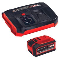 EINHELL PXC-PLUS Starter-Set, 18V 4-6Ah & 6A Boostcharger, Conjunto negro/Rojo