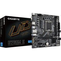 GIGABYTE B760M E Placa base - Compatible con procesadores Intel Core 14ª generación, VRM de 6+1+1 fases, hasta 7200 MHz DDR5 (OC), 2xPCIe 4.0 M.2, LAN 1 GbE, USB 3.2 Gen 1 VRM de 6+1+1 fases, hasta 7200 MHz DDR5 (OC), 2xPCIe 4.0 M.2, LAN 1 GbE, USB 3.2 Gen 1, Intel, LGA 1700, Intel® Celeron®, Intel Core i3 12th Gen, Intel Core i3 13th Gen, Intel Core i3 14th Gen, Intel..., LGA 1700, DDR5-SDRAM, 128 GB