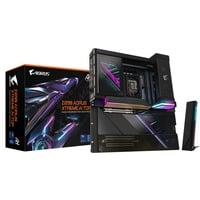 GIGABYTE Z890 AORUS XTREME AI TOP Placa Base - Compatible con CPUs Intel Core Ultra (Serie 2), VRM de 22+1+2 fases, hasta 9500MHz DDR5 (OC), PCIe 5.0 M.2, Wi-Fi 7, Thunderbolt 5 VRM de 22+1+2 fases, hasta 9500MHz DDR5 (OC), PCIe 5.0 M.2, Wi-Fi 7, Thunderbolt 5, Intel, LGA 1851 (Socket V1), Intel Core Ultra (Series 2), LGA 1851, 256 GB, DDR5-SDRAM