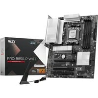 MSI PRO B850-P WIFI placa base AMD B850 Zócalo AM5 ATX AMD, Zócalo AM5, AMD Ryzen 7000 Series, AMD Ryzen 8000 Series, AMD Ryzen 9000 Series, Zócalo AM5, 256 GB, DDR5-SDRAM