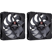 Noctua NF-A12x25 G2 PWM Sx2-PP chromax.black, Ventilador negro
