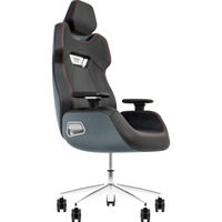 Thermaltake Silla gaming ARGENT E700 Space Gray Tela pata de gallo, Asientos de juego gris/Negro