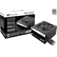 Thermaltake Smart W3 0600W, Fuente de alimentación de PC 