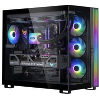 ALTERNATE AGP-WINDOW-INT-12, Gaming-PC negro/Transparente