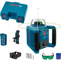 Bosch 0 601 061 700 nivelador láser y alineador Nivel de línea 300 m 532 nm (< 5 mW), Láser rotativo azul, 300 m, 0,1 mm/m, 5°, 600 RPM, Verde, 3R