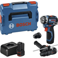 Bosch Atornillador a batería GSR 12V-32 FC Professional, 12 Voltios, Taladro/destornillador azul/Negro