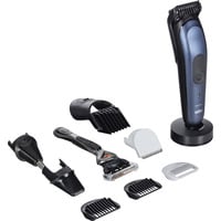 Braun MGK7410 Negro Ión de litio, Cortador de pelo azul oscuro/Negro, Negro, Metal, Plástico, Rectángulo, 1 mm, 2,1 cm, Universal