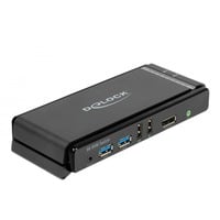 DeLOCK 11476, Switch KVM gris/Negro