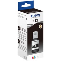 Epson 113 EcoTank Pigment Black ink bottle, Tinta Negro, Epson, Ecotank ET-5880, EcoTank ET-5850, EcoTank ET-5800, EcoTank ET-16650, EcoTank ET-16600, 7500 páginas, 127 ml, Pigment