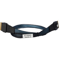 Icy Dock MB406L-B, Cable negro