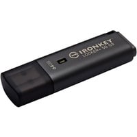 Kingston IronKey Locker+ 50 G2 64 GB, Lápiz USB antracita