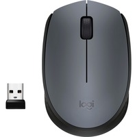 Logitech M170 Grey-K ratón Oficina Ambidextro RF inalámbrico Óptico 1000 DPI gris, Ambidextro, Óptico, RF inalámbrico, 1000 DPI, Gris